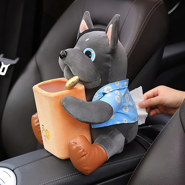 2-in-1 Animated Storage Box for Car Armrest