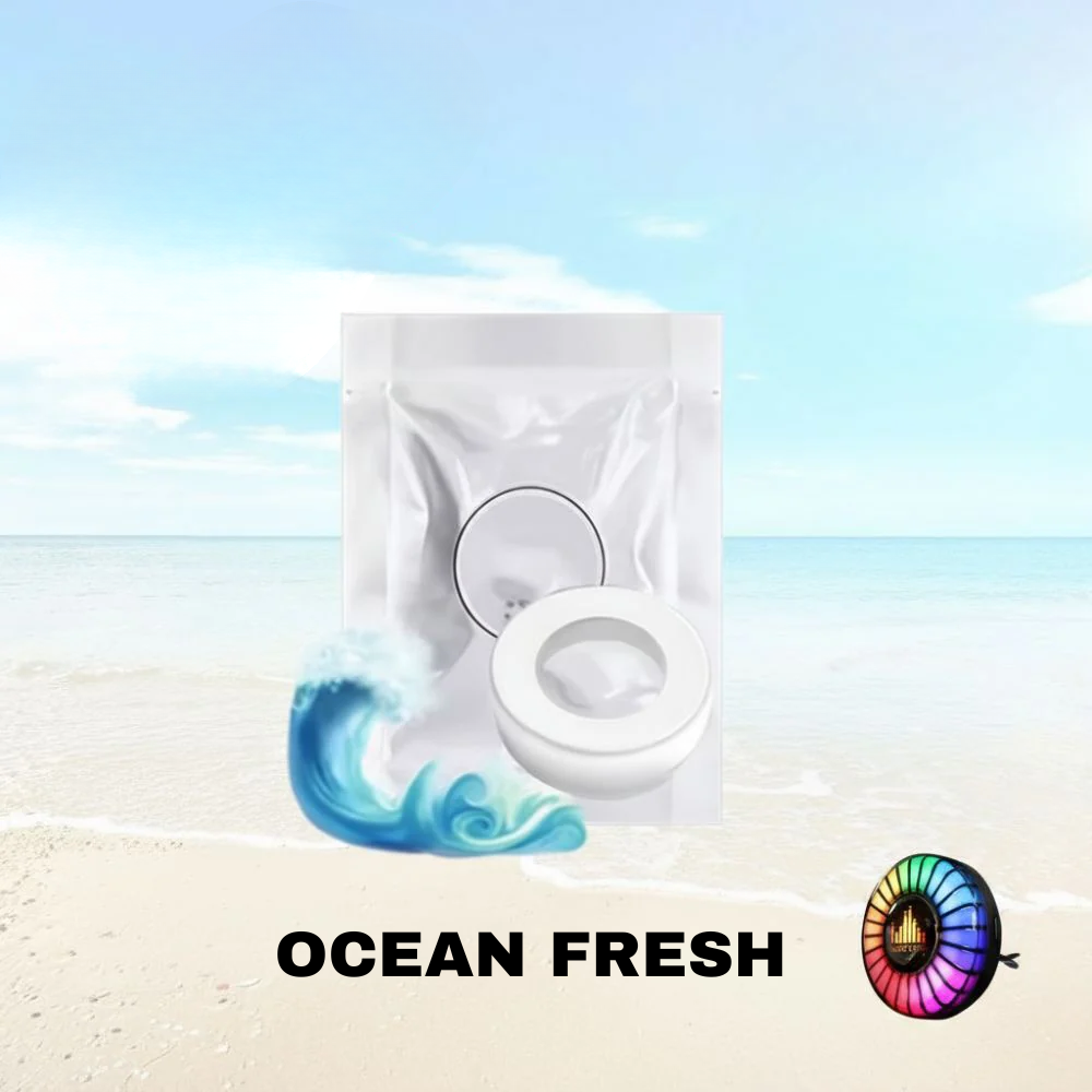 Musikalischer Rhythmus LED-Autolicht mit Logo (mit Aromadiffusor)