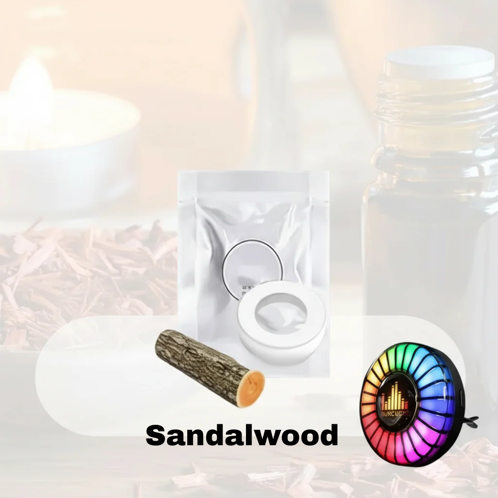 Musikalischer Rhythmus LED-Autolicht mit Logo (mit Aromadiffusor)