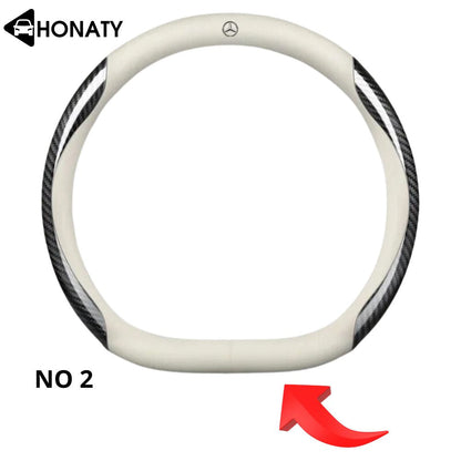 Cobertura do volante em pele personalizada