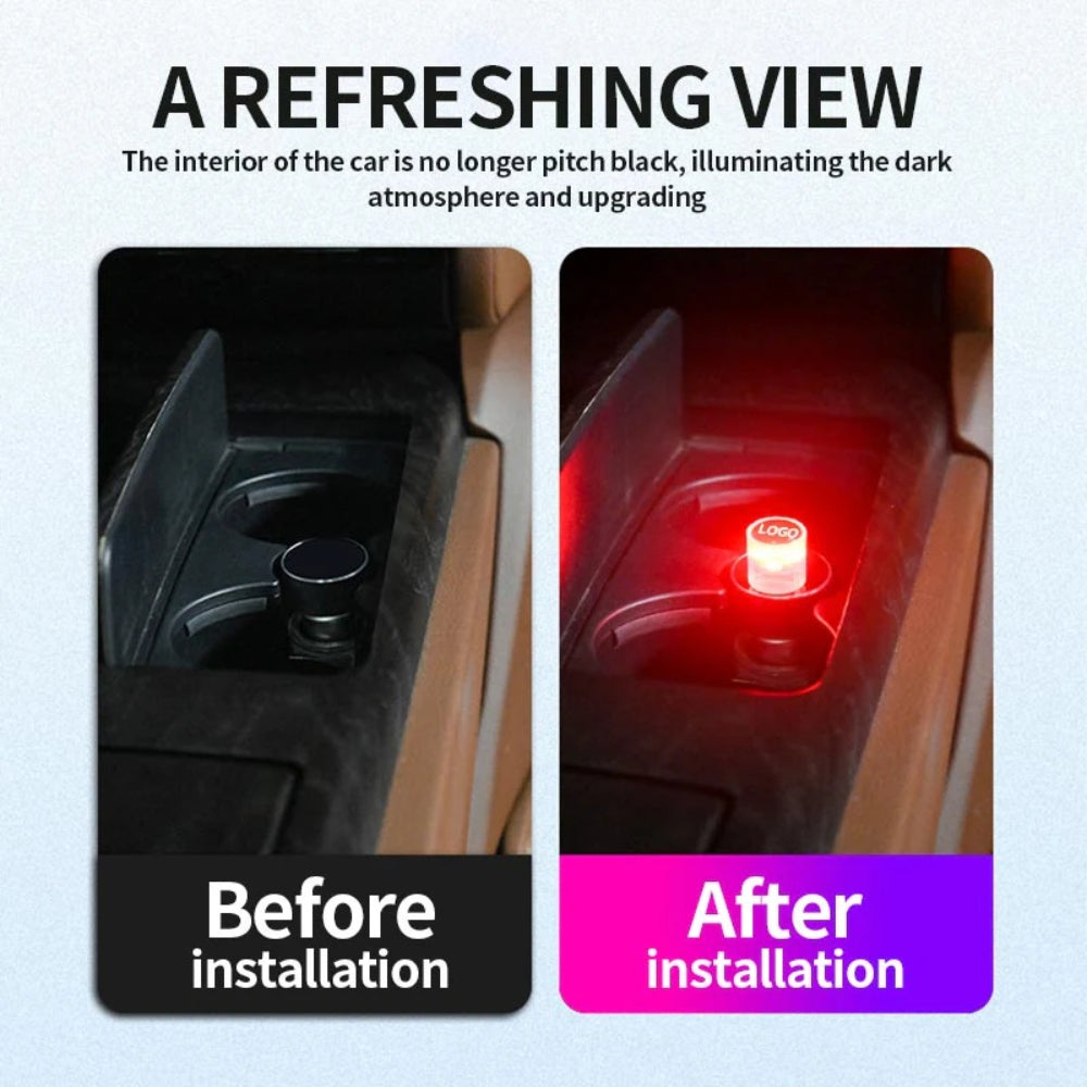 Lumină decorativă mini USB LED pentru interioarele auto