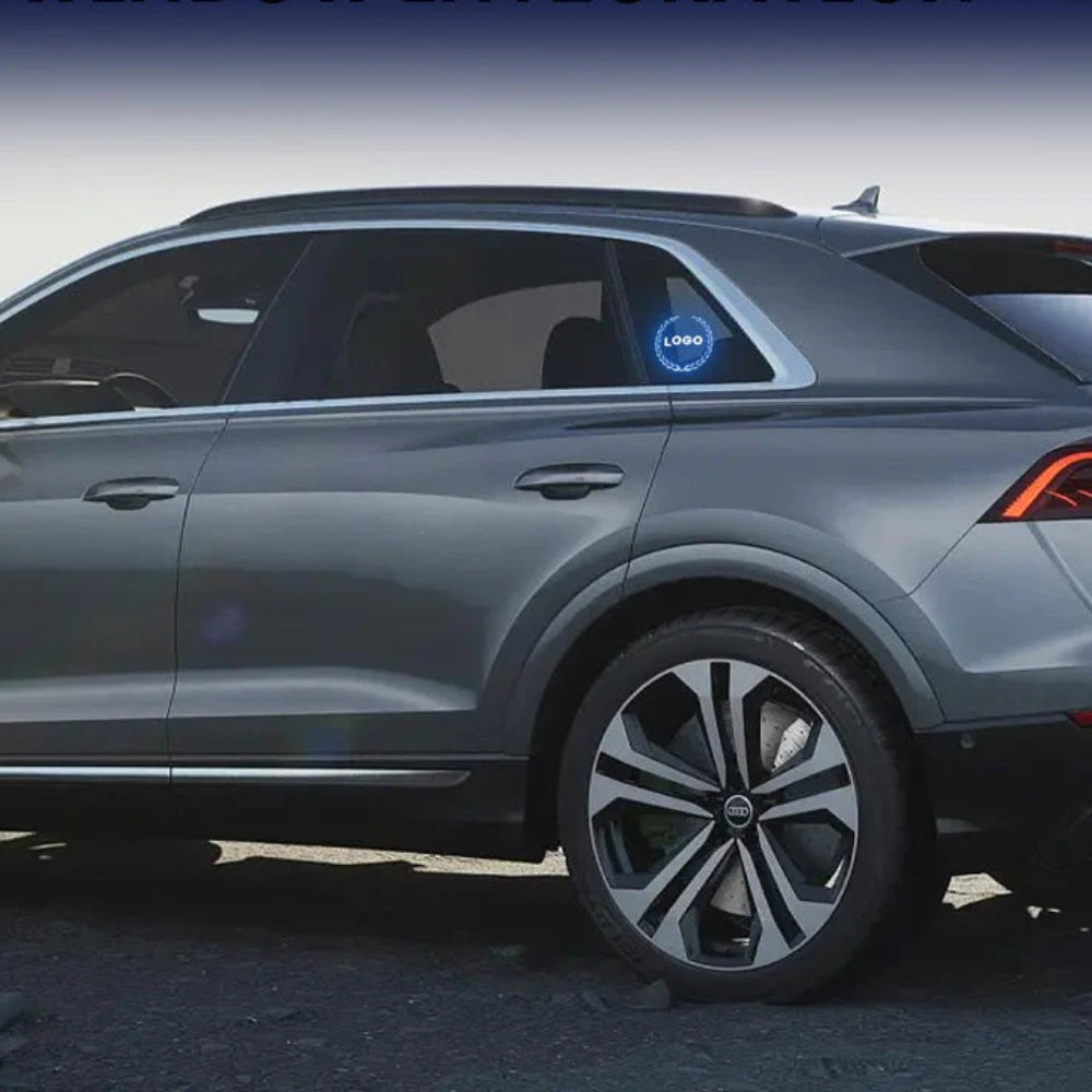 Ladattava LED-auton logo - Neonvaloefekti