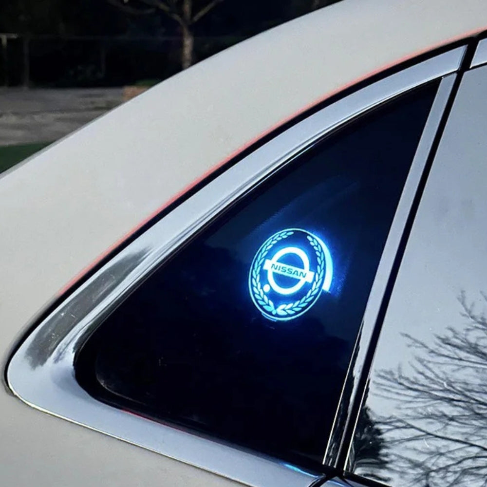 Ladattava LED-auton logo - Neonvaloefekti