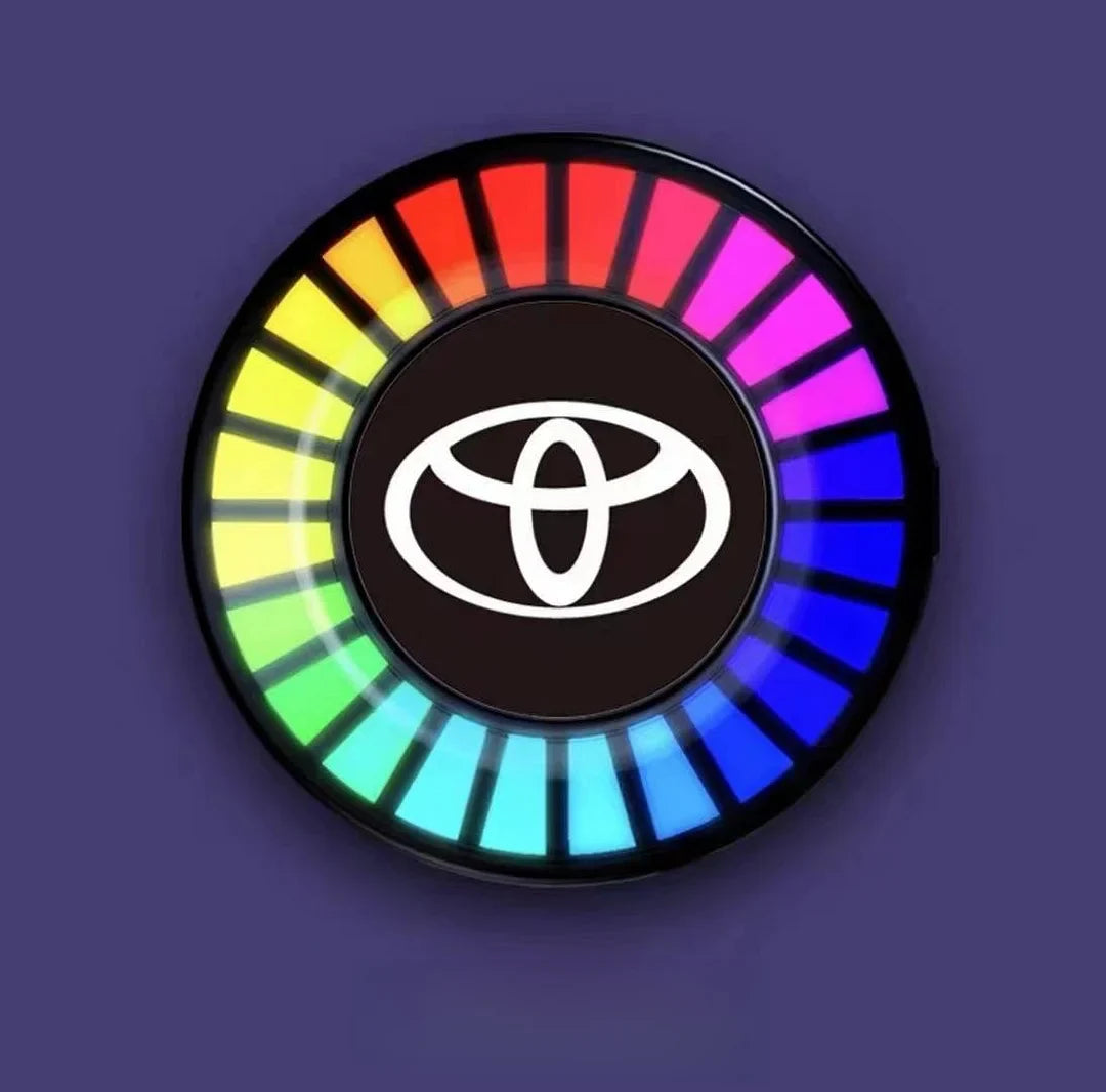 Musikalischer Rhythmus LED-Autolicht mit Logo (mit Aromadiffusor)