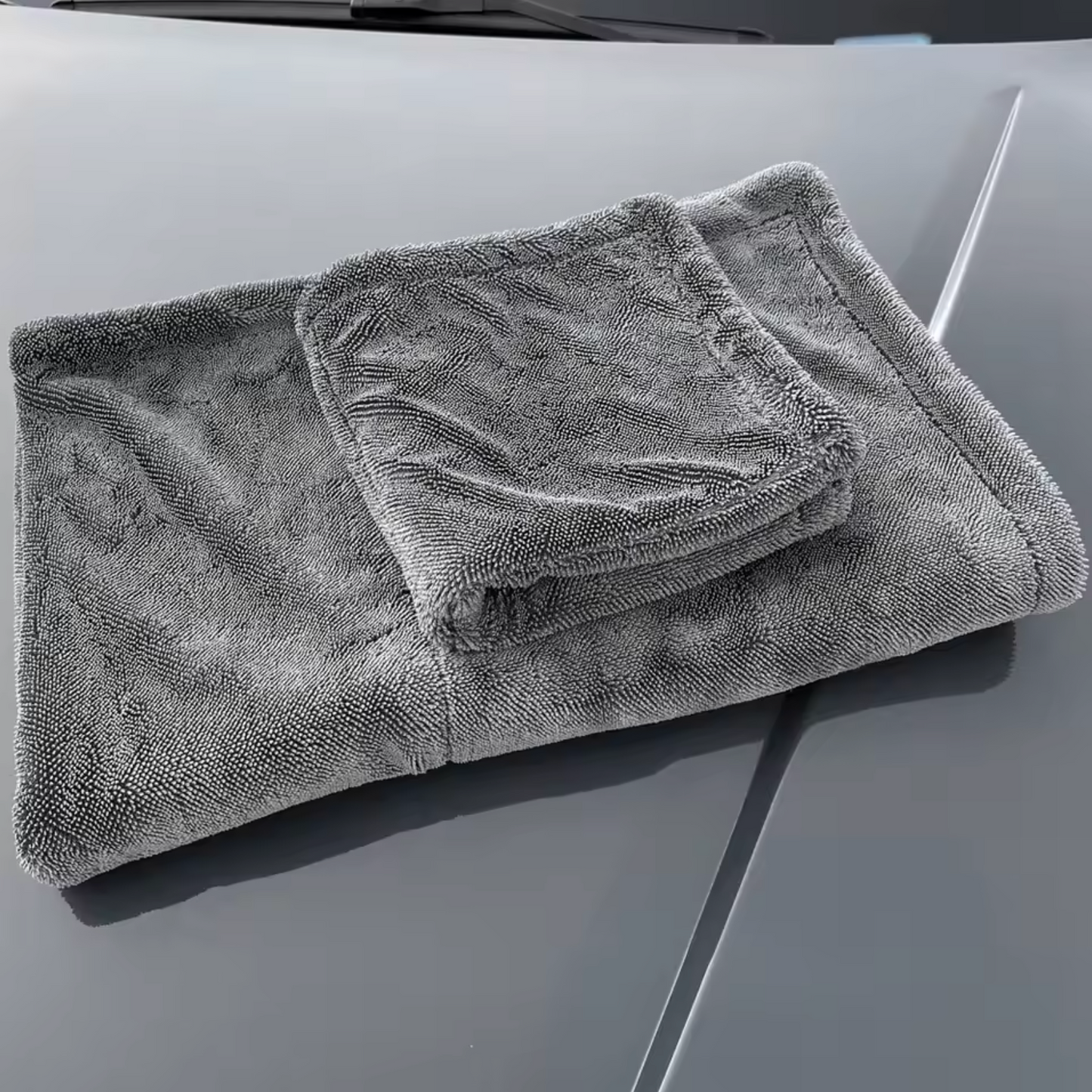 Mega drying towel - No wringing, no second passes