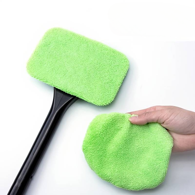 BROSSE DE NETTOYAGE DES VITRES DE VOITURE (2 MICROFIBRES INCLUSES)